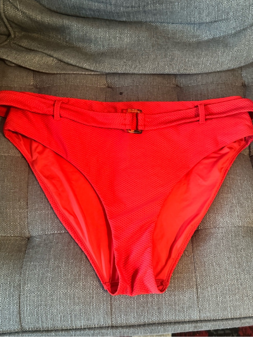 La Vie en Rose Aqua Red Bikini Bottom XXL